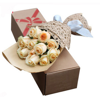 Basic Champagne Rose Box