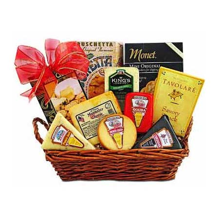 Large Gourmet Cheese Basket
