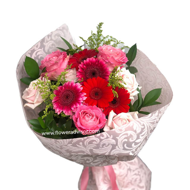 Rose & Gerbera Boquuet