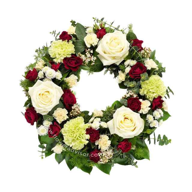 Rose Elegance Floral Wreath