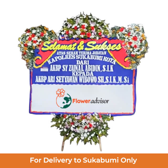 Papan Bunga Selamat dan Sukses Ceria