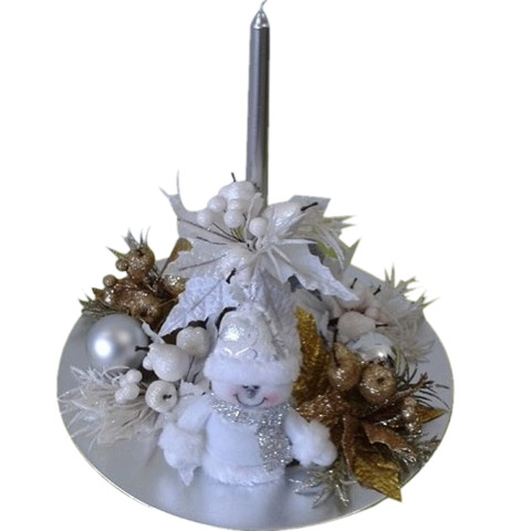 Silver Christmas Table