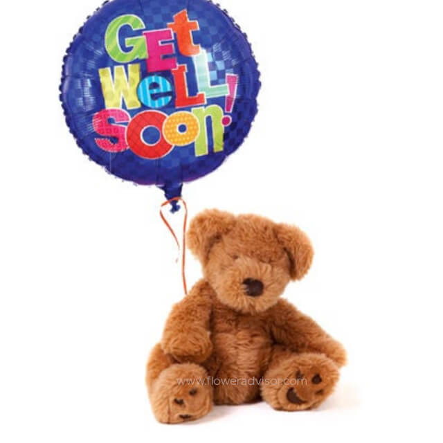 Get Well Bear & Balloon