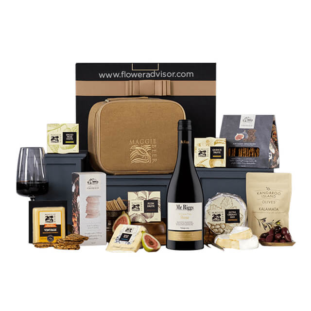 Australian Cheese Grazing Hamper with Shiraz