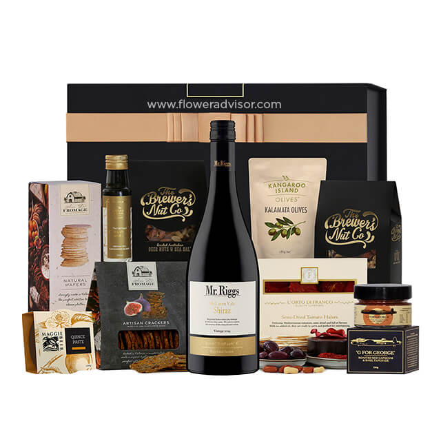 Red Wine & Nibbles Gift Hamper