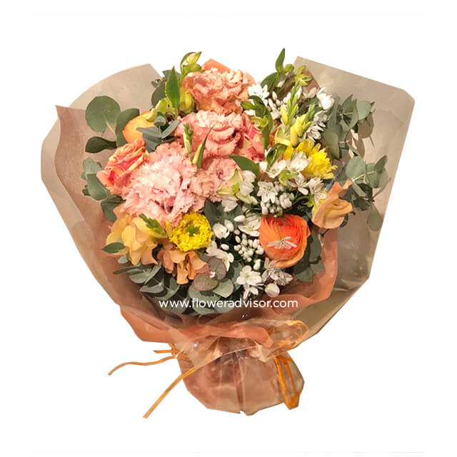 Seasonal Bouquet (Orange)