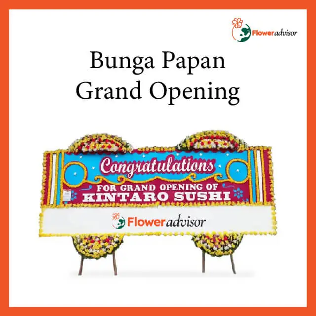 Custom Karangan Bunga Papan Grand Opening - Gandeng