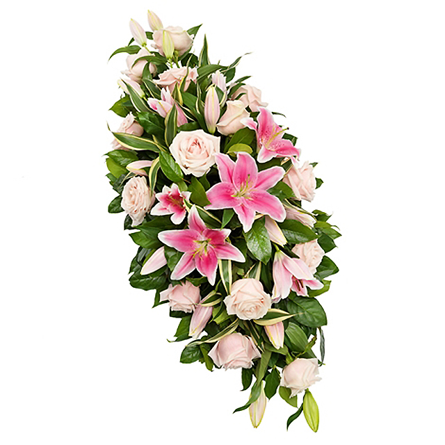 Elegant Pink Sympathy Arrangement