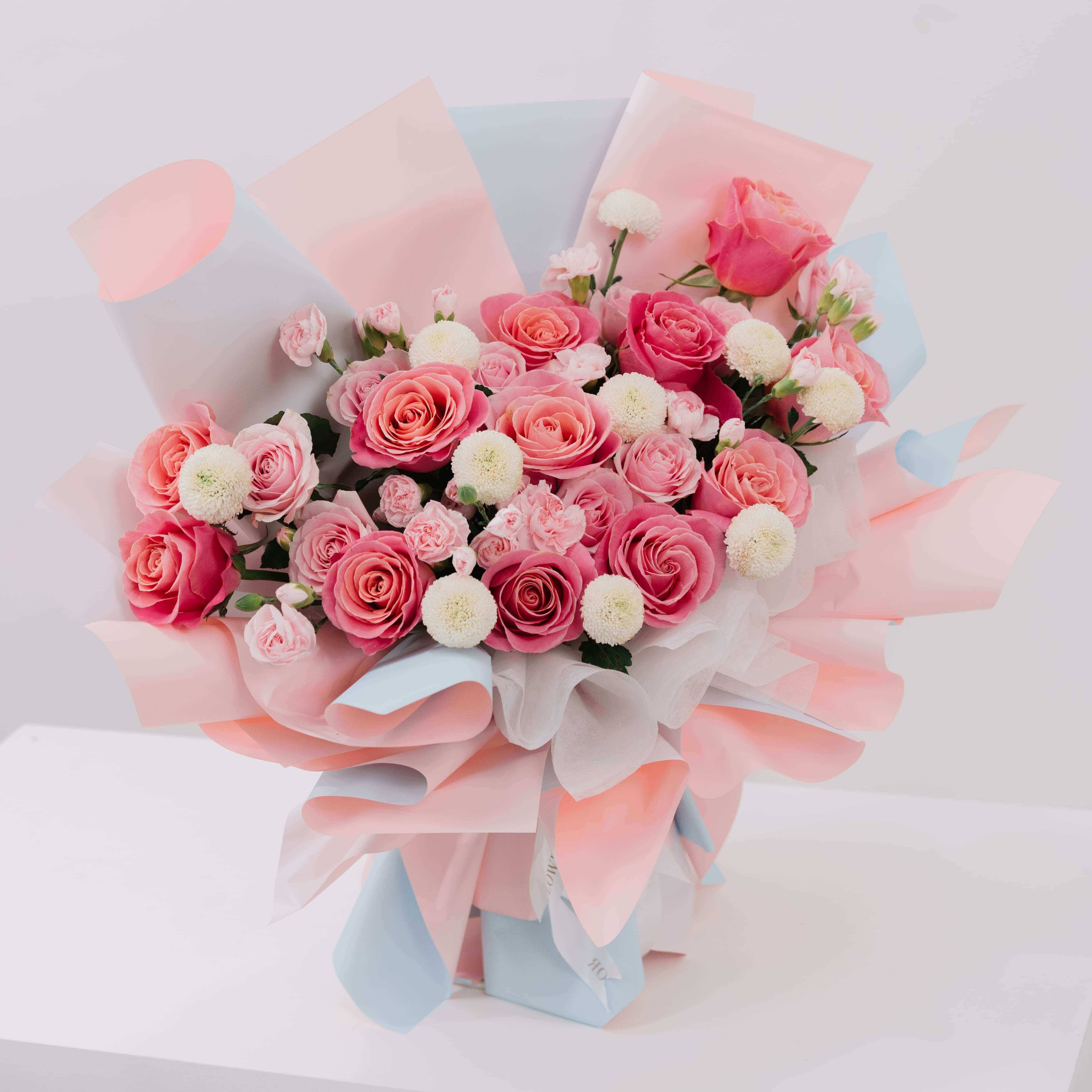 Vivid Rose Mosaic  - Vday