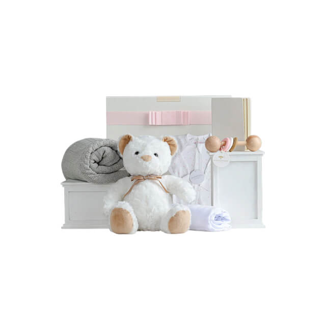 Sheridan Baby Girl Snuggles Hamper