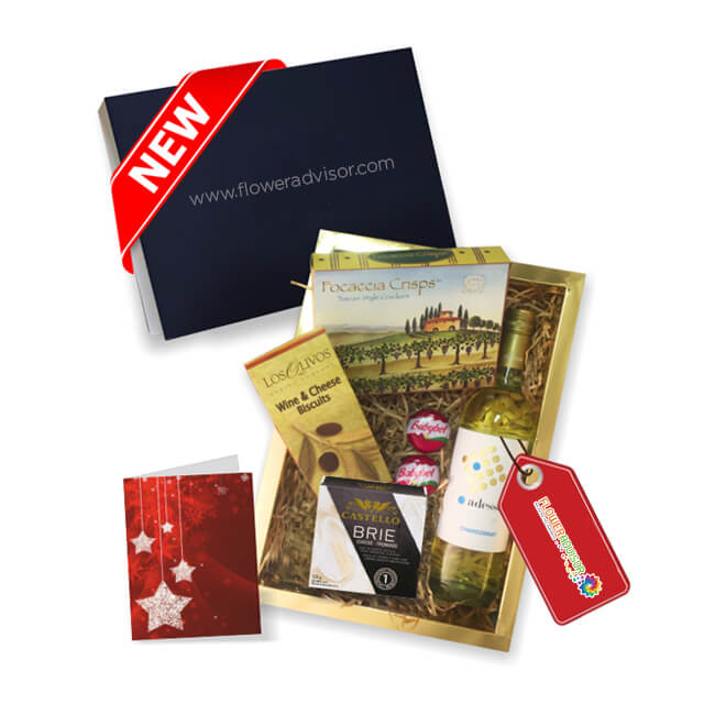 White Wine Cheese & Crackers