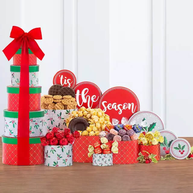 Tis The Season Gift Tower - Christmas Hampers 2025