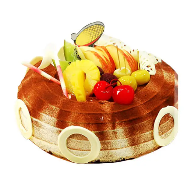 Autumn Fruit Delicate Cake